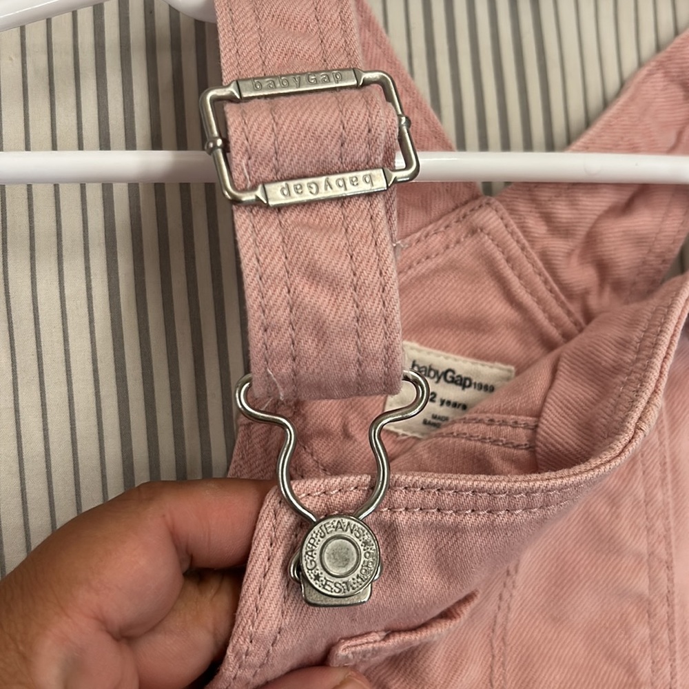 GAP Pink Kids Overalls - Picture 5 of 7